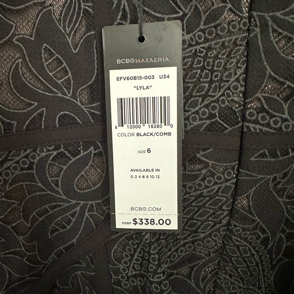 NWT BCBG MaxAzria Black Dress - Picture 6 of 6